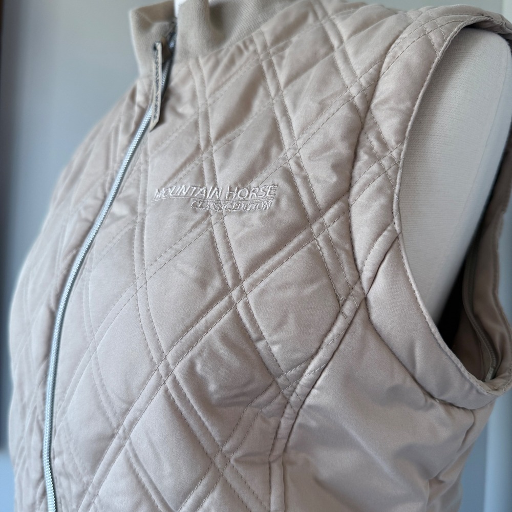 Authentic Mountain Horse Classic Edition Convertible Riding Jacket Taupe Beige - Picture 8 of 16